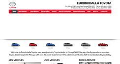 Desktop Screenshot of eurobodallatoyota.com.au